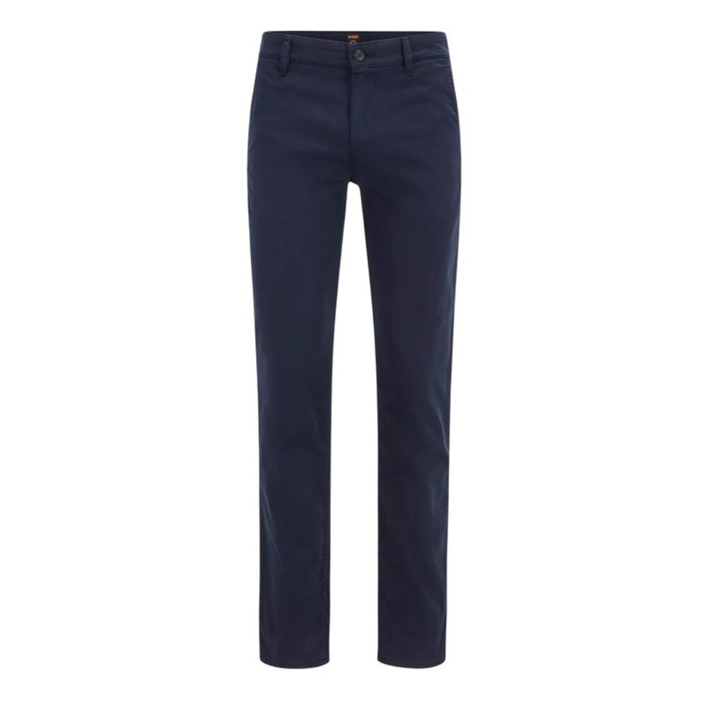 Boss Mens Plain Slim Chinos / Navy